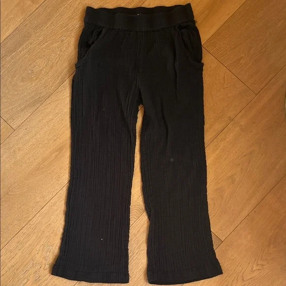 Rip Curl Premium Surf Beach Pants Black Women's Pockets Loose sz Med - Picture 5 of 10